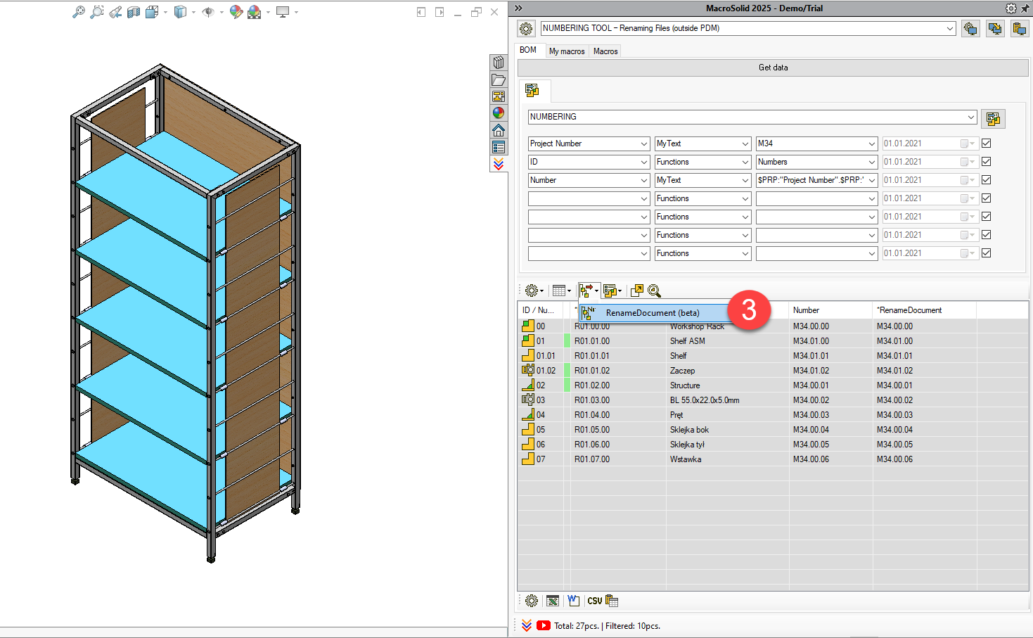 MacroSolid step by step 9